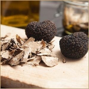black truffle infused olive oil