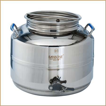 BC-CIM-25L-Sansone Europa Steel Honey Drum